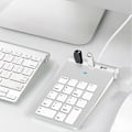 Miniatyrbild 3 av 5: Mini USB 2.0 Numeriskt Tangentbord 18 Tangenter Digitalt Tangentbord Ultratunt Nummerblock för Dator PC Laptop