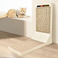 Miniatyrbild 3 av 5: L-formad Kattklösare Multifunktionell Korrugerad Papper Interaktiv Rolig Klös Slipning Kartong Kattklösbräda för Inomhusbruk