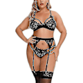 Miniatyrbillede 3 af 5: Dame Lingeri Stropløs Frontspænde Løfte-BH, Trådløs Skridsikker Usynlig Push Up Bandeau Black S