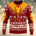 Miniatyrbild 1 av 5: God Jul Ful Jultröja Iron Man Tröja 3D-tryck Mönster Kläder Topp 2024 Ny Vardaglig Höst Vinter Herr Dam Pullover style 1 4XL