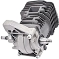 Pikkukuva 3 / 5: 49mm Sylinteri Mäntäsarja Sytytystulpalla ja Dekompressioventtiilillä Korvaa Stihl Ms390 Ms290 Ms310 029 039 Moottorisahan 11270201213 1127 020 1216