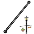Miniatyrbilde 1 av 4: Utendørs Lampestolpe Flaggholder Hage Lysstang Arm Håndtak Lampe Stolpe Armhvile Håndtak Erstatning