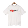 Miniatyrbild 2 av 3: Palm Angels 22Ss Unisex Tryckt Mode Casual Kortärmad Bomull style10 M
