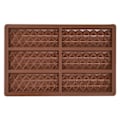 Miniatyrbillede 1 af 5: 6 Hulrum Chokoladeform Rektangulær Silikone Candy Bar Form Non-Stick Vafler Cheesecake Budding Kage Dessert Form