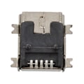 Pikkukuva 4 / 5: Korvaava Mini Usb Type B Fe 5 Pin Pcb Piirilevykiinnitys Laturi Liitin 10 kpl