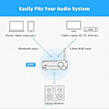 Miniatyrbillede 3 af 4: Audio Bt01 Bluetooth 5.0 Lydforstærker 2 Kanal Klasse D Mini Hifi Integreret Digital Effektforstærker F