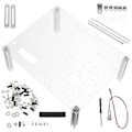 Miniatyrbillede 2 af 4: 1 Sæt Åben Computer Kabinet Åben Ramme Computer Kabinet ITX/UATX DIY Chassis Beslag