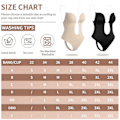 Miniatyrbillede 4 af 5: Dame Dyb V-udskæring Body Shaper Stropløs Rygløs Bodysuit Shapewear