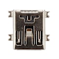 Pikkukuva 5 / 5: Korvaava Mini Usb Type B Fe 5 Pin Pcb Piirilevykiinnitys Laturi Liitin 10 kpl