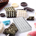 Miniatyrbillede 3 af 4: Chokoladebar Maker Slikform Break Apart Bar Chokoladeform & Kaffepulver Si af Rustfrit Stål