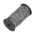 Miniatyrbild 1 av 3: 4mm Brett Elastiskt Band, Rund Elastisk Snöre Hög kvalitet Dark Grey 3m