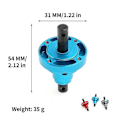 Miniatyrbild 4 av 5: Metalldifferential Differential R Spool För 1/10 Widemaxx Rc Bil S S,3