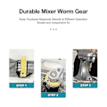 Miniatyrbillede 5 af 5: 2 STK. Mixer Snekkegear Udskiftning til Whirlpool & KitchenAid Mixere Gear Udskiftningsdele 4162897 4169830 AP4295669P20211224514