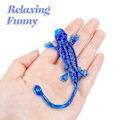 Miniatyrbillede 3 af 5: 5 stk. Lizard Legetøj Klæbrig Lizard Strækbar Lizard Legetøj Squishy Legetøj Lizard Figurer Strækbare Dyr Party Taske Fyld