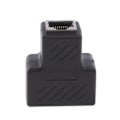 Pikkukuva 1 / 5: 1 - 2 LAN Ethernet -verkon jatkoadapteri, pistokejakaja RJ45:lle