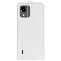 Miniatyrbild 5 av 5: För Nokia C110 Kortfack Telefonfodral Crazy Texture Vertikalt Flip Läderfodral White Style B Nokia C110