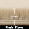 Pikkukuva 3 / 5: Tflycq Pehmeä Pyöreä Matto Makuuhuoneeseen, Nallekarhumainen Ympyrämatto 4'x4' Lastenhuoneeseen, Karvainen Matto Teini-ikäisten Tyttöjen Huoneeseen, Nukkainen Ympyrämatto Vauvanhuoneeseen, Nukkainen P