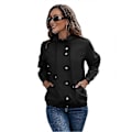 Miniatyrbilde 1 av 5: Mote Hette Windbreaker Dame Trenchcoat Utendørs Sport Vindtett Auburn S
