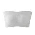 Pikkukuva 1 / 5: Naisten Plus-kokoinen putkimallinen toppi Olkaimeton Bandeau Rintaliivit Joustava Malli (s-6xl) 100% Uusi 57% Alennus White 4XL
