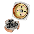 Pikkukuva 1 / 5: 6T T8F Kytkinkellon kotelo + levy, sopii Mini Pocket Quad Dirt Bike ATV 47cc 49cc