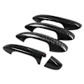 Miniatyrbilde 1 av 5: Dørhåndtak Deksel Trim For C E Glc Glb Gle Gls Cla Gla Klasse W213 W205 X253 2016-2020 Karbonfiber