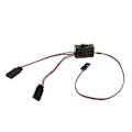 Pikkukuva 3 / 5: Rc Servo Jatkojohto 1-2 Y-kaapeli On Off -liittimillä Rc-kytkin Jr Futaba Rc -malliin