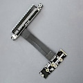 Miniatyrbillede 4 af 5: PCI-e PCI Express 16x til 4x Forlænger Ribbon Kabel Express Kort Adapter Kabel 90 Grader til 180 Grader