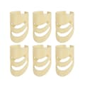 2 Set Gitarr Fingerplektrum DIY Plast Fingertoppsskydd Fingerplektrum för Gitarr Bas Mandolin Ukulele (Storlek L, 3st/Set)