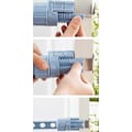 Miniatyrbillede 3 af 4: Plug-in hængekrog med 5 huller, multifunktionel indendørs bøjle (3 stk., grøn + pink + blå)