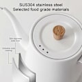 Miniatyrbillede 4 af 5: Elektrisk Kanden Gåsehalsskeddel, 800ML Vandkanden, Tekande Rustfrit Stål Til Kaffe & Te Med Hurtig Opvarmning, Automatisk Afbrydelse Og Tørkogningsbeskyttelse