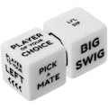 Miniatyrbild 3 av 4: 2 st Drickspel Tärningar Kub Drick-tärningar Drickspel Rekvisita för Bar Pubar