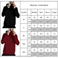 Miniatyrbild 3 av 3: Herr Sport Hoodie Sweatshirt Snood Halsduk Pullover Biker Toppar