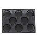 Miniatyrbillede 1 af 2: 1 stk. Silikone DIY Form Non-stick Sikker Bolleform Sundt Brødform (Sort)
