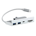 Pikkukuva 1 / 5: Usb C 3.2 10 Gbps Usb C -keskitin, 5-in-1 Usb-keskitinsovitin, jossa 2 Usb A -porttia (10 Gbps), Type-c-portti (
