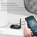Miniatyrbillede 3 af 5: D18 Stabil Transmission Højhastigheds Bluetooth-kompatibel Adapter Stabil Transmission Højhastigheds ABS Praktisk Bred Kompatibilitet Audio Receiver til Com