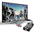 Miniatyrbilde 5 av 5: Komponent Til Hdmi Konverter Støtter 1080p Hann Ypbpr Til Hdmi Adapter R/l Til Hdmi 5rca Til HdmiP20211224628