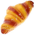 Pikkukuva 1 / 2: 1 kpl Simuloitu leipälamppu Croissant-leivän muotoinen LED-yölamppu (oranssi)