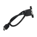 Pikkukuva 5 / 5: USB Type B USB-B Naaras Paneelikiinnityksellä Mini USB Urosadapterikaapeliin