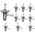 Miniatyrbilde 1 av 5: 10 stk. Universell Motorsykkel Rettvinklet Inline Drivstoffilter 1/4 tommer 6 mm Slangeledninger For