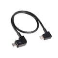 Micro USB till Lightning-omvandlarkabel kompatibel med Android- och iOS-enheter black