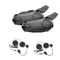 2st Bluetooth Intercom Motorcykel Halvhjälm Bluetooth Headset Kompatibel med Intercomunicador Trådlös