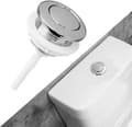 Spyleknapp, 38 mm trykknapp for baderom og toalett vannbesparende enhet - egnet for toalettsisterner