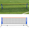 Miniatyrbild 4 av 11: Bärbart tennisnät, hopfällbart justerbart badmintonnät inomhus utomhus strandsport träningsutrustning för barn vuxen- NET 4.1m
