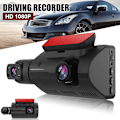 Pikkukuva 1 / 9: Dash Cam etu- ja ohjaamon kaksoislinssinen autokameranauhuri black