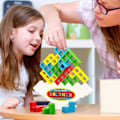 Pikkukuva 5 / 9: Tetris-pinoamispalikat Balance Puzzle Board -opetuslelut 1pc