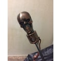 Pikkukuva 10 / 11: 105cm 3 kokoontaittuva Creative Skull Kahva automaattinen iso sateenvarjo black