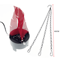 Miniatyrbild 4 av 8: Simulerad 3D Fire Flame Lighting Hängande Fire Pit Lamp red 1pc