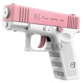 Miniatyrbillede 1 af 5: Automatisk reboring vandspray Sprøjt Legetøj Water Blaster Ideel sommer swimmingpool Strand udendørs pink