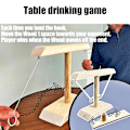 Pikkukuva 6 / 6: Drinking Game Hook Ring Toss Battle Game Kodinsisustus original wood large