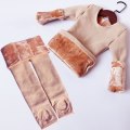 Miniatyrbillede 2 af 7: 3-14 år Termisk undertøjssæt til børn Fleece tykt varmt dansepigerundertøj 03 adult height 155-170